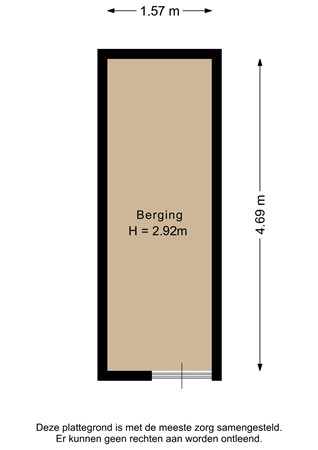 Floorplan - Bloemkwekersstraat 115, 3014 PA Rotterdam